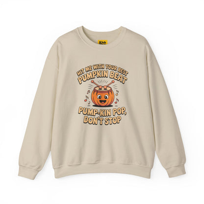 Pumpkin Beat Halloween Sweatshirt - Cozy Music Tee