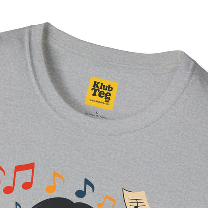 Music Notes & Sheets T-Shirt - Artistic Design
