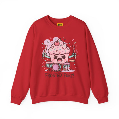 Frosted Fury Sweatshirt - Cute Dessert Graphic Tee