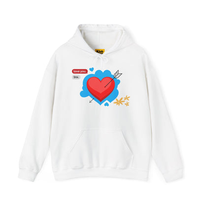 Love You Heart Hoodie - Gift for your love