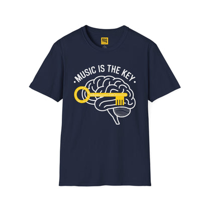 Music is the Key T-Shirt - Graphic Design