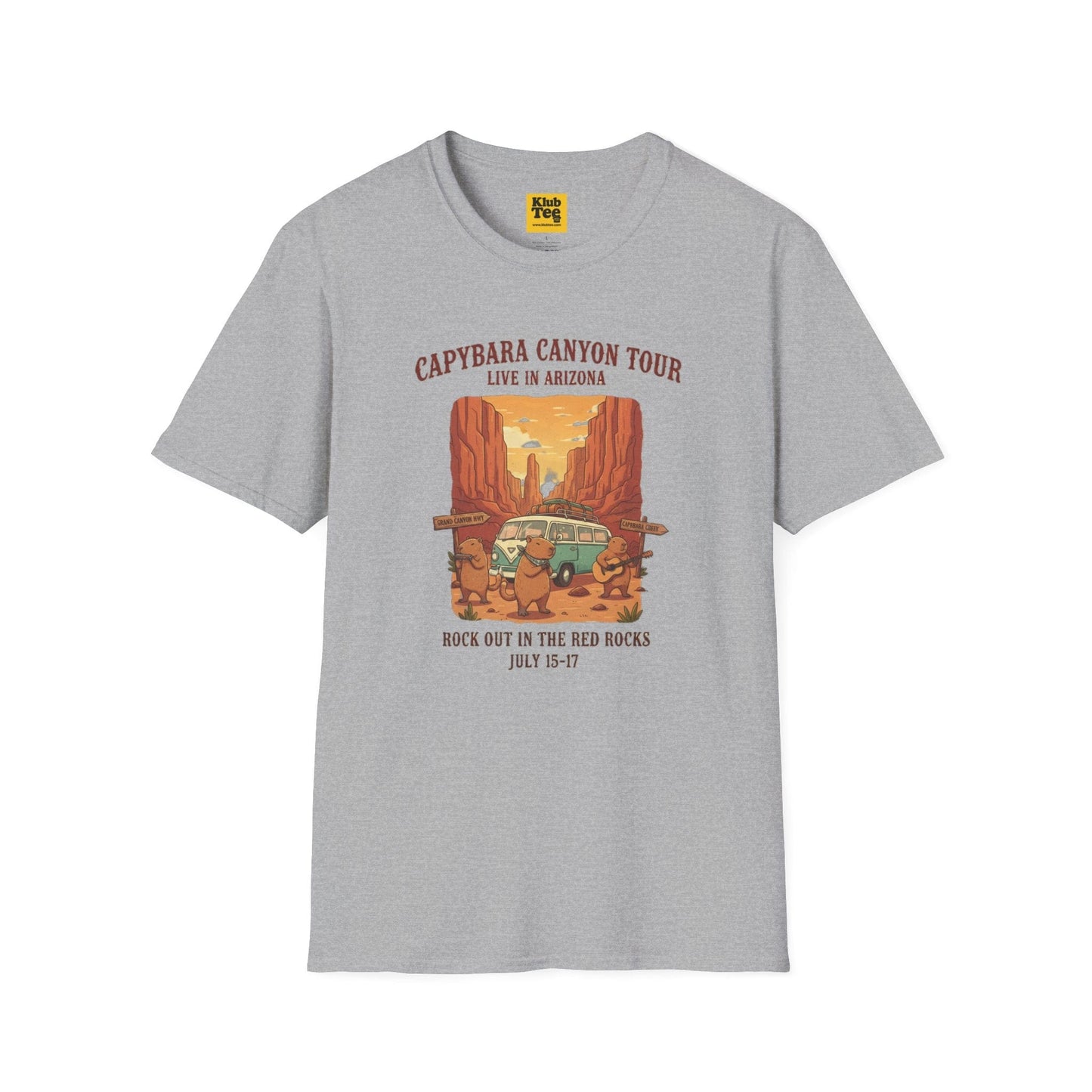 Capybara Canyon Tour T-Shirt - Arizona Adventure Tee