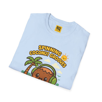 Coconut Grooves T-Shirt - Summer Party Vibes