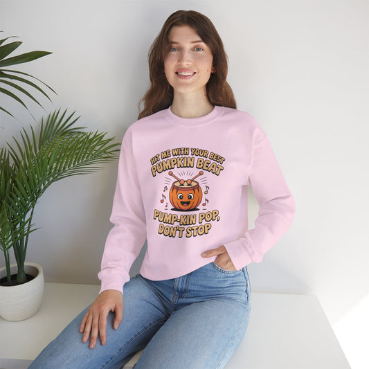 Pumpkin Beat Halloween Sweatshirt - Cozy Music Tee
