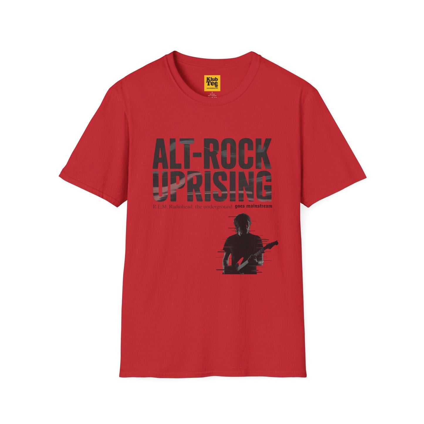 Alt-Rock Uprising T-Shirt | Guitar Silhouette Band Tee