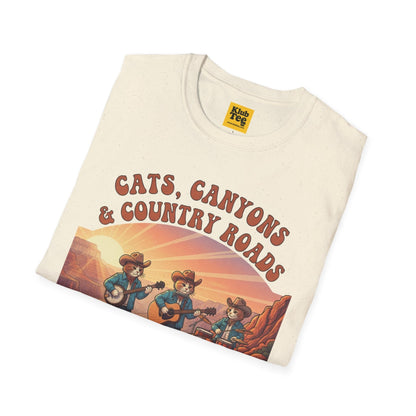 Cats Canyons & Country Roads T-Shirt - Western Style