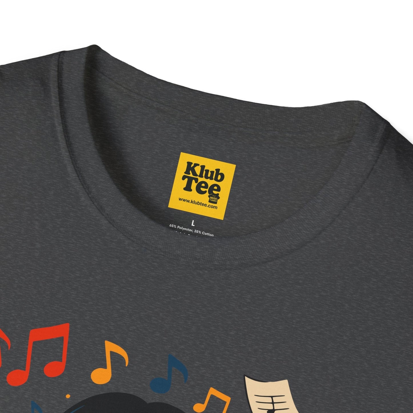 Music Notes & Sheets T-Shirt - Artistic Design