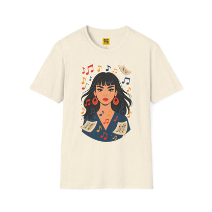Music Notes & Sheets T-Shirt - Artistic Design