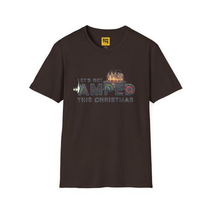Amped Christmas T-Shirt - Rock Music Holiday Tee