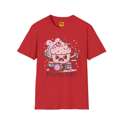 Frosted Fury Cupcake Drummer T-Shirt