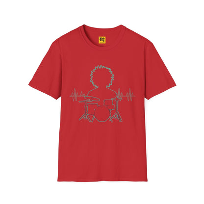 Drum Beat T-Shirt - Rhythm Design