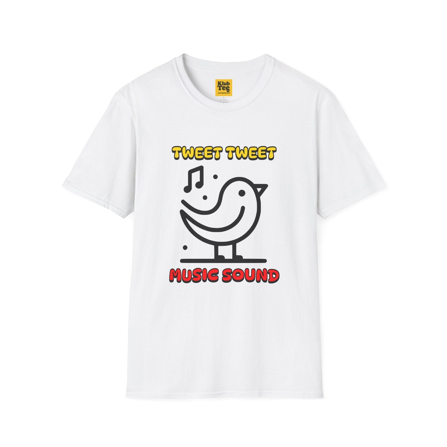 Tweet Tweet Music Sound T-Shirt - Bird Music Tee