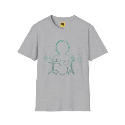 Drum Beat T-Shirt - Rhythm Design