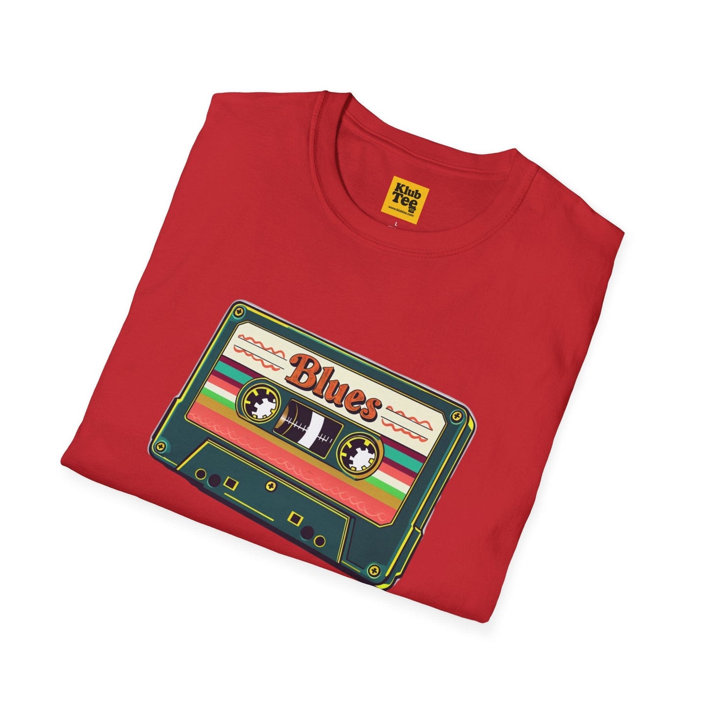 Vintage Blues Cassette T-Shirt - Retro Music