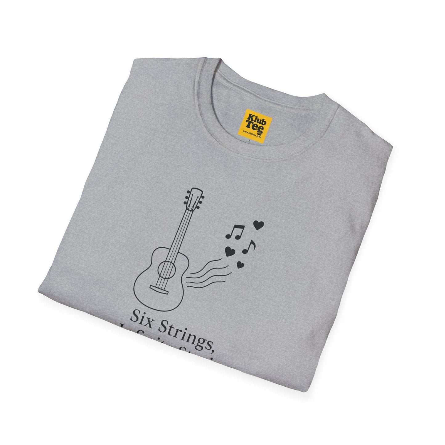 Six Strings Infinite Stories T-Shirt - Guitar