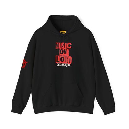 Music On Loud Hoodie - Volume Statement