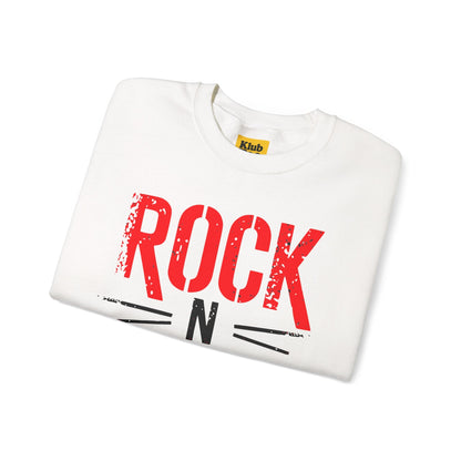 Rock 'n Roll Sweatshirt - Vintage Music Lover Gift