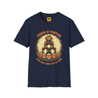 Autumn Vibes Pumpkin T-Shirt - Fall Halloween Tee