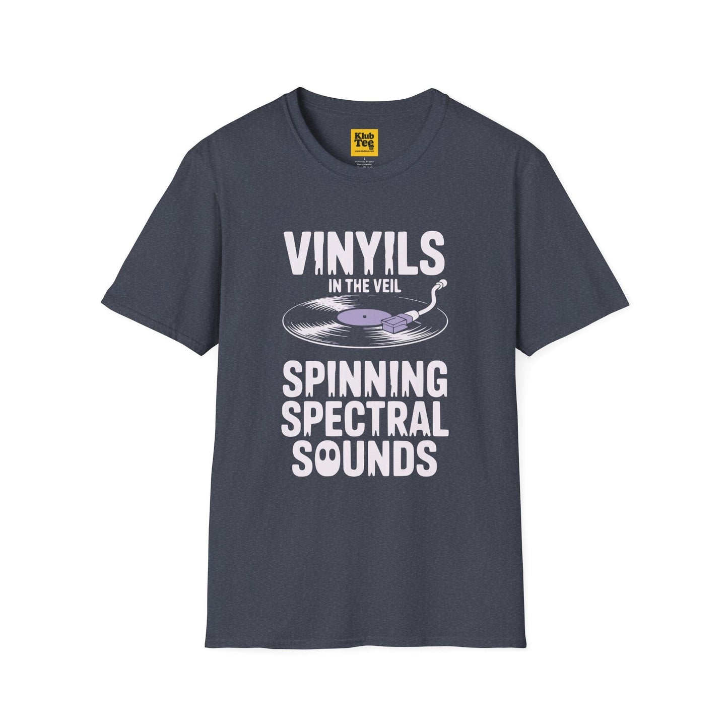 Vinyl Vibes Halloween T-Shirt - Vintage Music Style