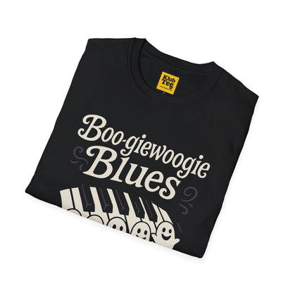 Boo-giewoogie Blues Halloween T-Shirt - Ghostly Rhythm
