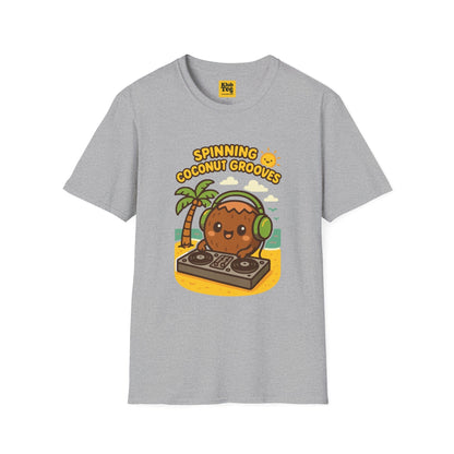 Coconut Grooves T-Shirt - Summer Party Vibes
