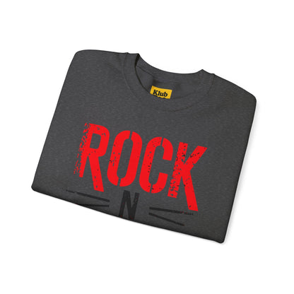 Rock 'n Roll Sweatshirt - Vintage Music Lover Gift