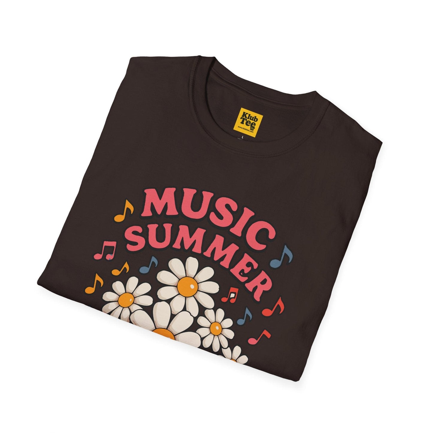 Summer Floral Music T-Shirt - Seasonal Design