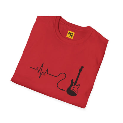 Heartbeat Guitar T-Shirt - Music Life