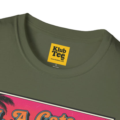 L.A. Cats Road Jam T-Shirt - Vintage Cat Lover Tee