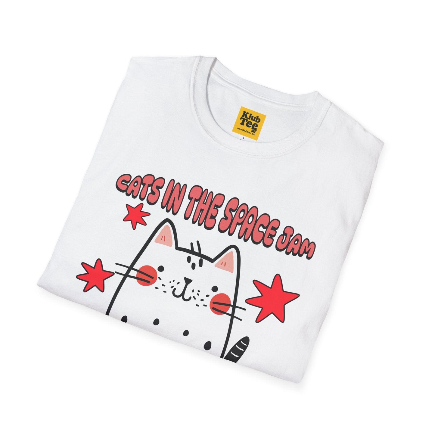 Cosmic Cats T-Shirt - Space Feline Music Tee