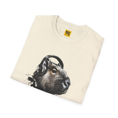 Capybara Music T-Shirt - Animal Musician