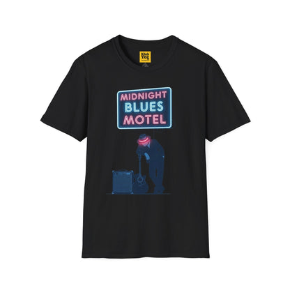 Midnight Blues Motel T-Shirt - Vintage Blues Tee