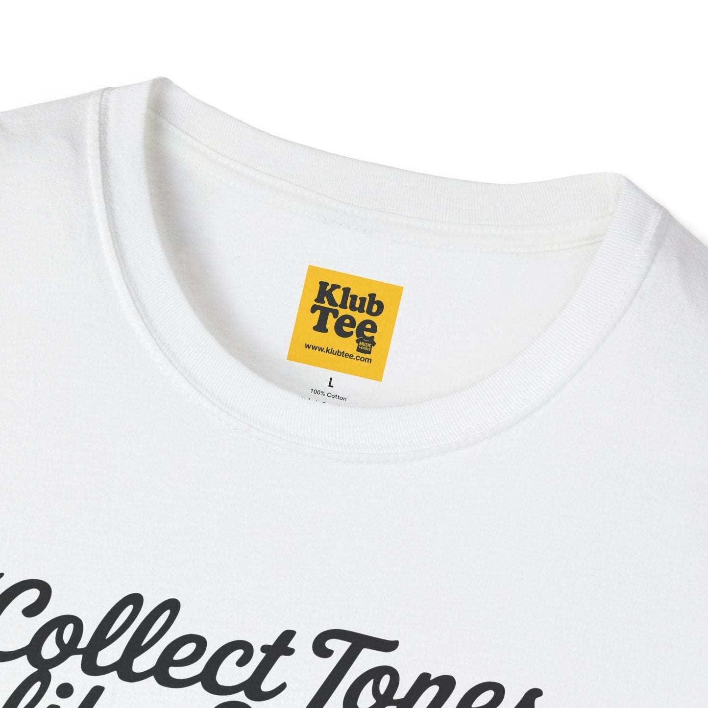Collect Tones Like Stamps T-Shirt - Music Quote