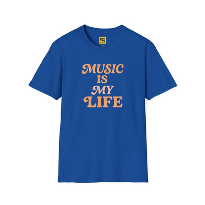 Music Is My Life T-Shirt - Retro Style