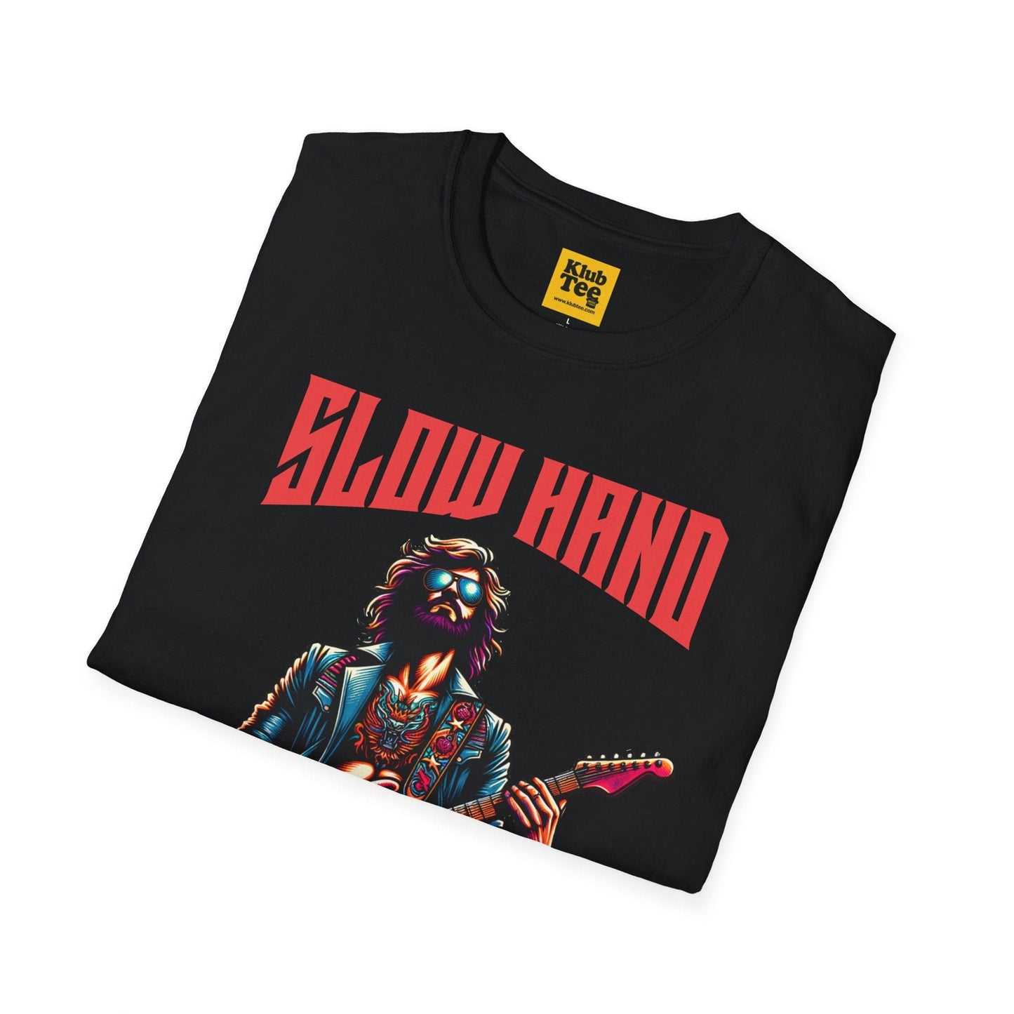 Slow Hand Retro Blues T-Shirt - Guitar Legend Tribute