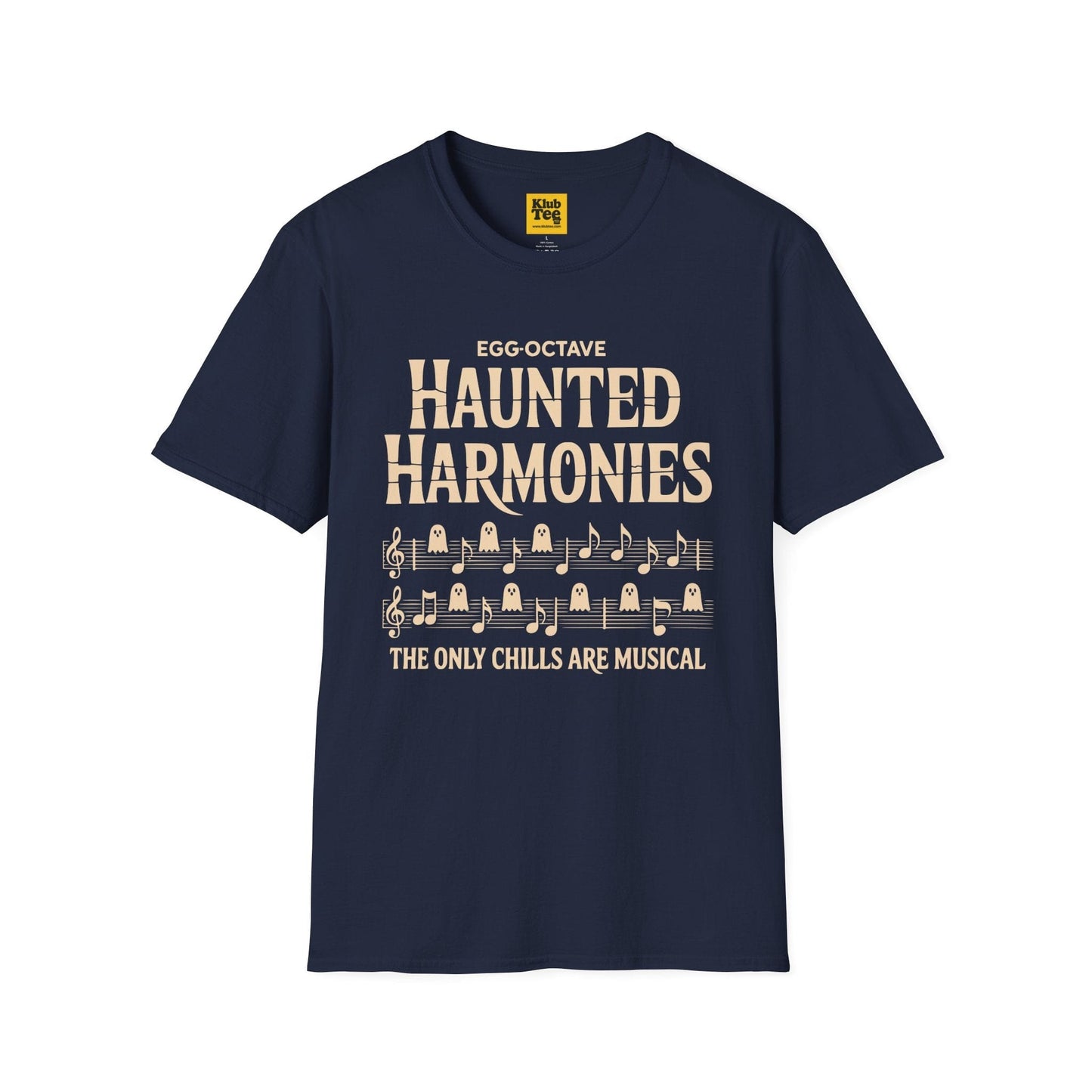 Haunted Harmonies Halloween T-Shirt - Spooky Music