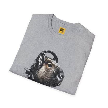 Capybara Music T-Shirt - Animal Musician