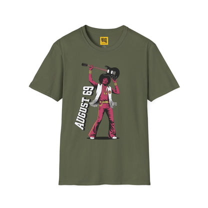 August 69 Guitar Rock Tee | Retro Musician Graphic