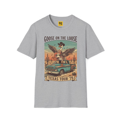 Goose on the Loose T-Shirt - Retro Texas Tour Tee