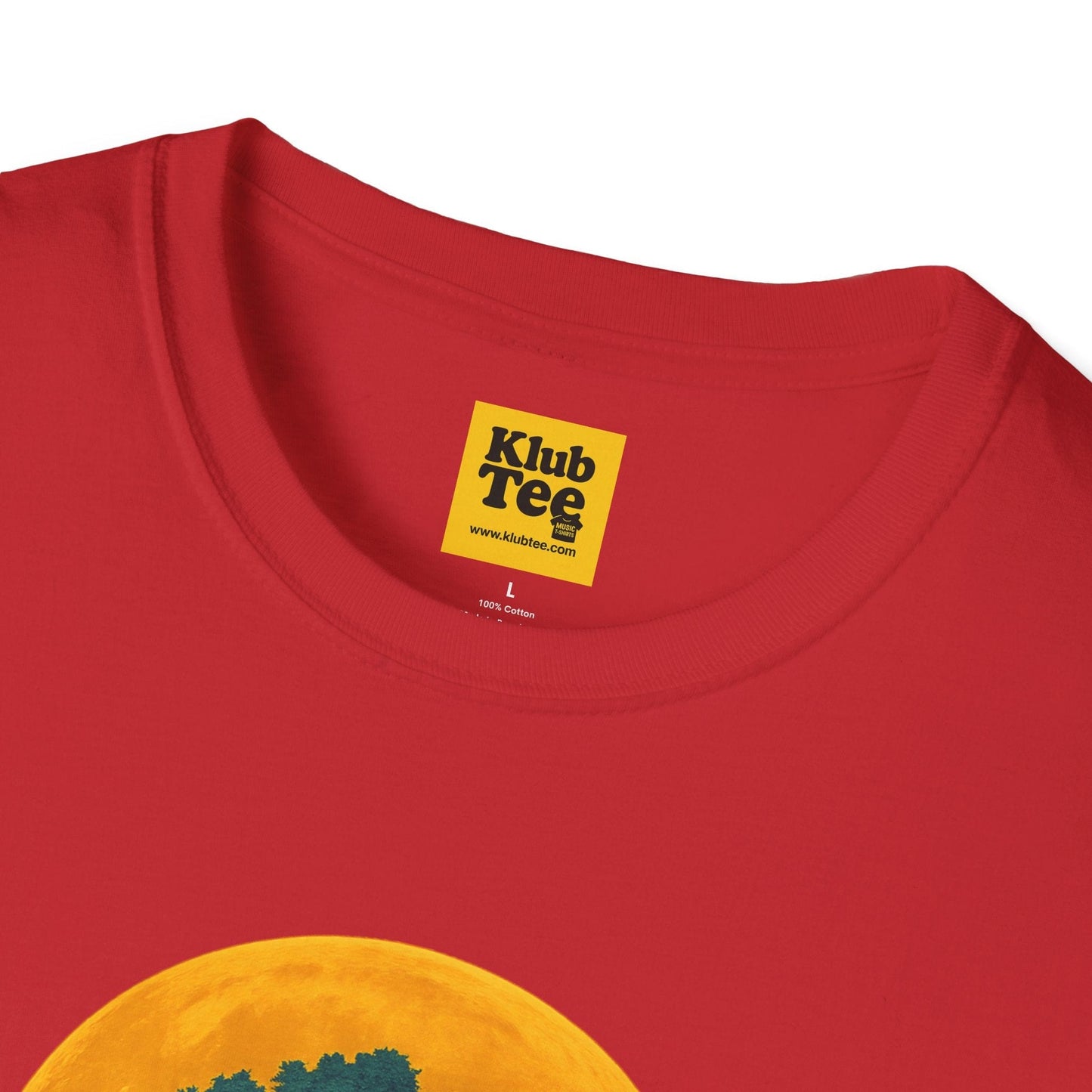 Moon Tree Guitar T-Shirt - Artistic Design