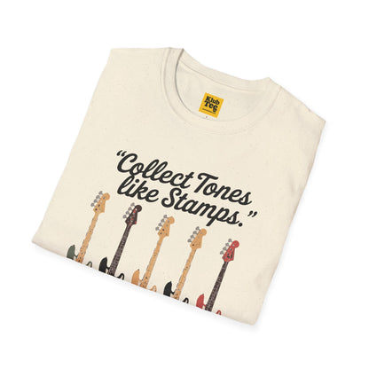 Collect Tones Like Stamps T-Shirt - Music Quote