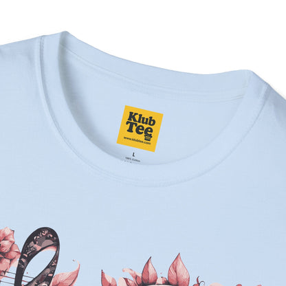 Floral Music Note T-Shirt - Single Note Design