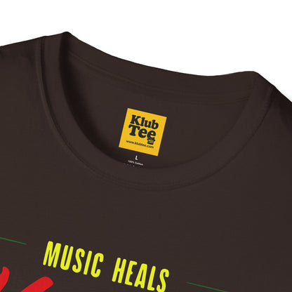 Music Heals YaMan T-Shirt - Healing Vibes