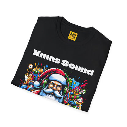 Santa DJ T-Shirt - Christmas Music Party Tee
