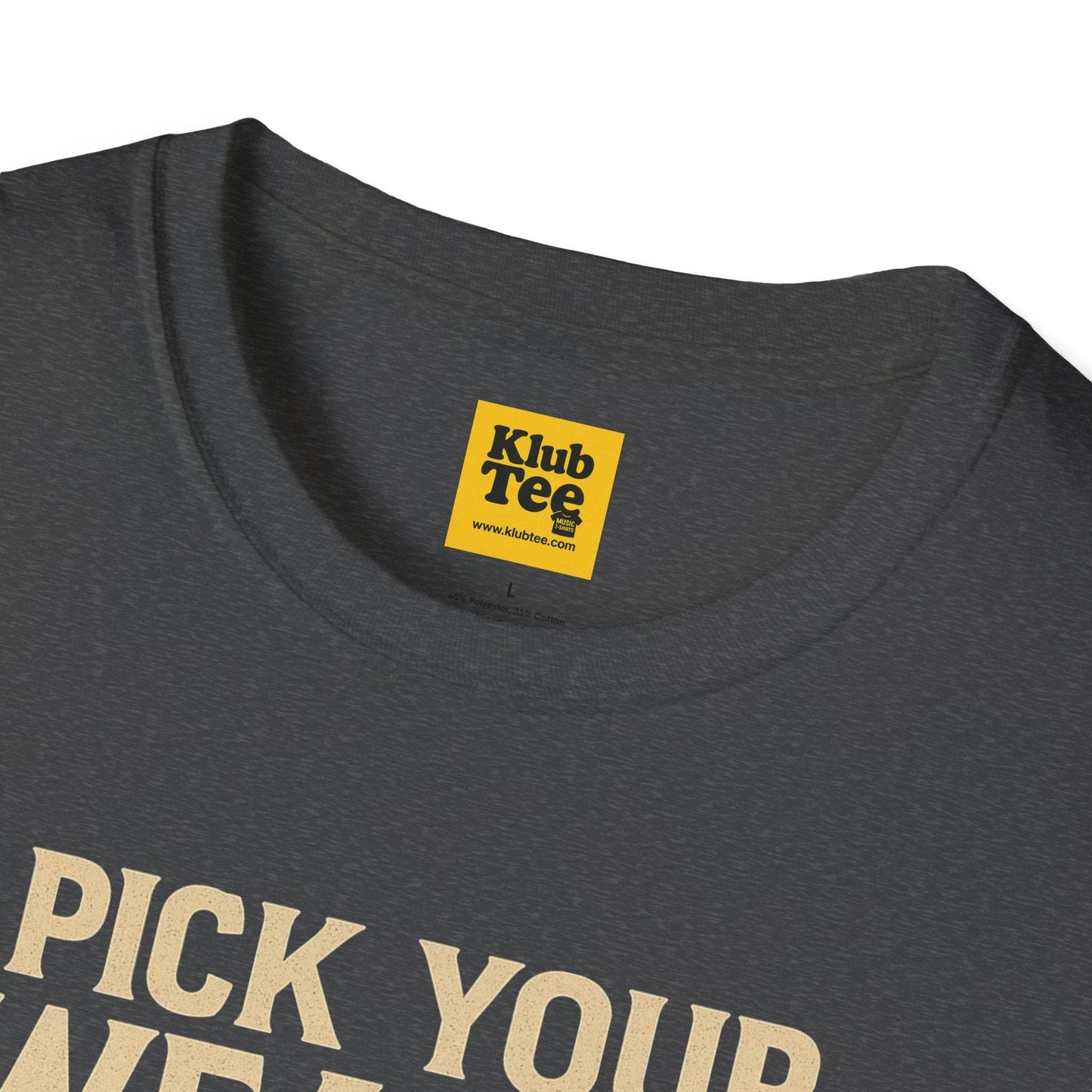 Pick Your Weapon T-Shirt - Guitar Choice