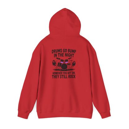 Halloween Pumpkin Drums Hoodie - Spooky Design