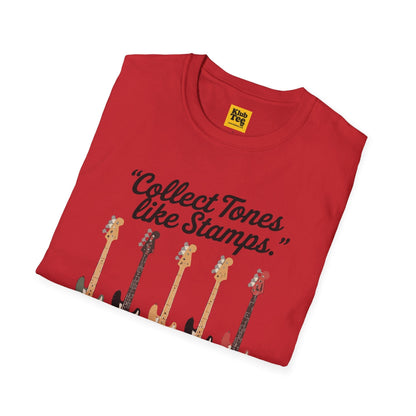 Collect Tones Like Stamps T-Shirt - Music Quote