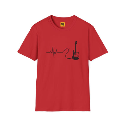 Heartbeat Guitar T-Shirt - Music Life