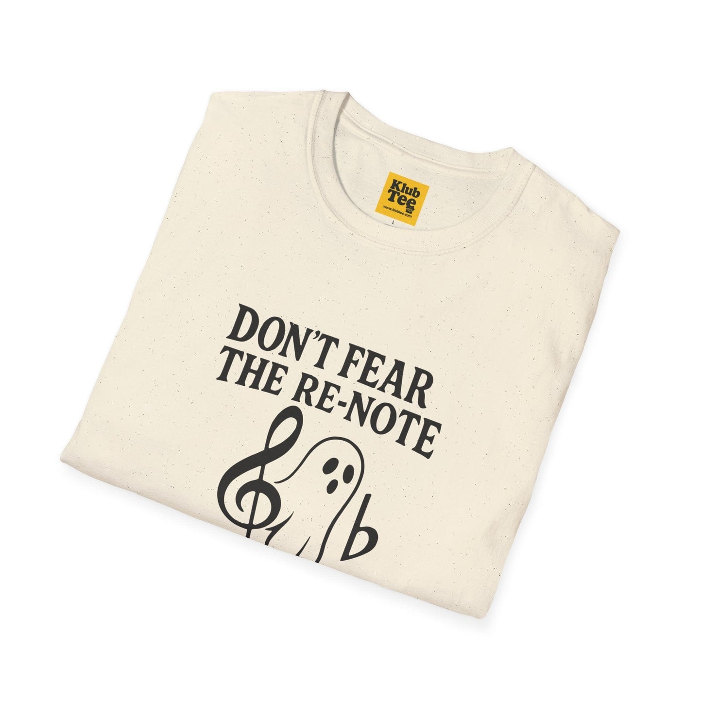 Ghost Note Music Humour T-Shirt - Funny Halloween Tee
