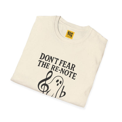 Ghost Note Music Humour T-Shirt - Funny Halloween Tee